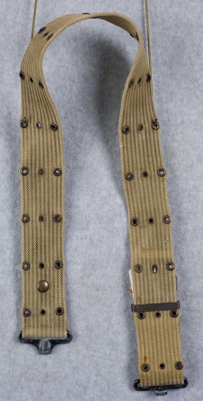 WWII M36 Web Pistol Belt Khaki