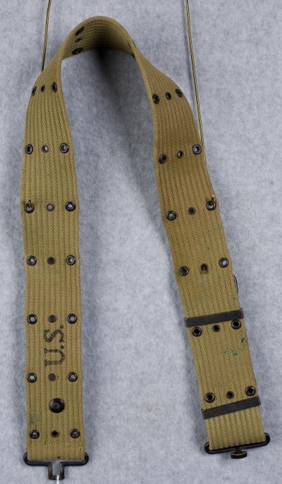 WWII M36 Web Pistol Belt Khaki 1943