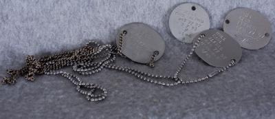 WWII USN Dog Tag Lot