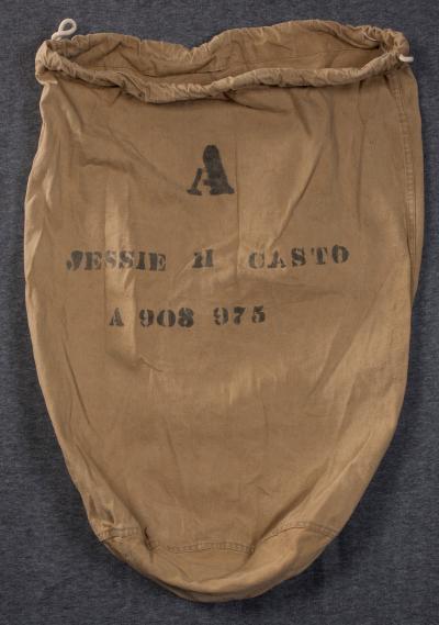 WWII Laundry Army Barracks Bag