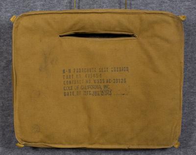 WWII A-N Parachute Seat Cushion