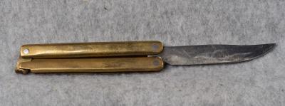 WWII era Vintage Folding Butterfly Knife 