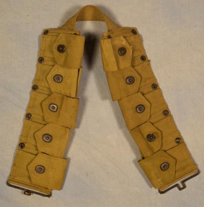 WWII USMC Marine M1 Garand Ammo Belt 1942