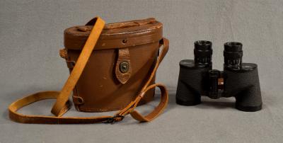 WWII Binoculars M3 6X30 Nash Kelvinator & Case