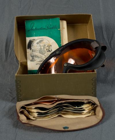 WWII B-8 Flying Goggles M1944 Polaroid Aviation