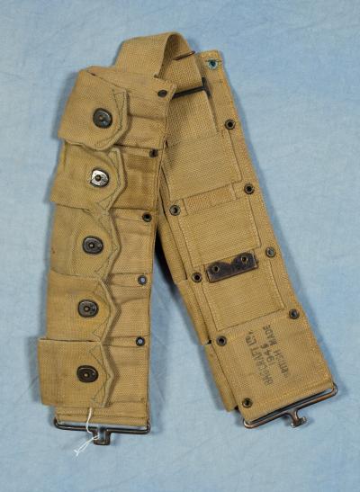 WWII M1 Garand Ammo Cartridge Belt British Made