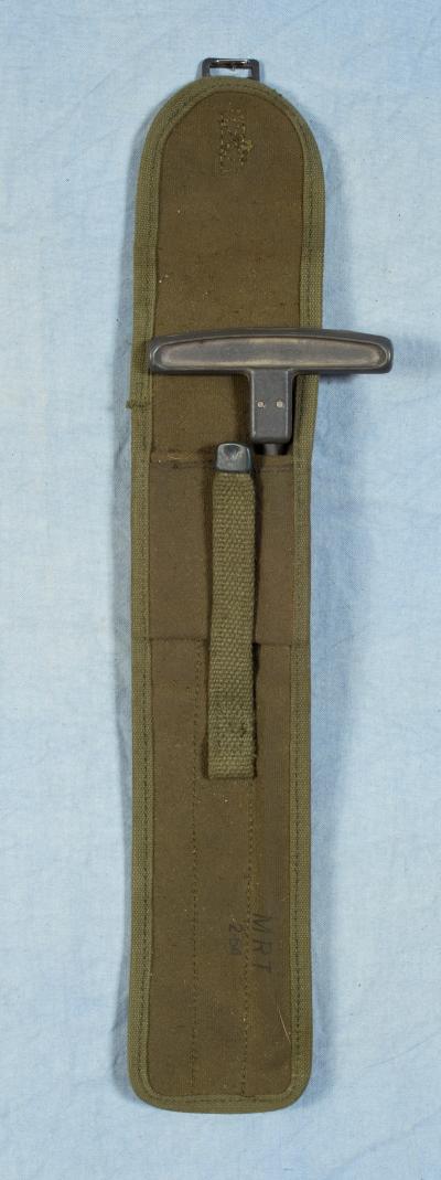 WWII M1 Garand Cleaning Rod Case & Handle