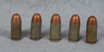 WWII .45 Dummy Rounds Lot of 5