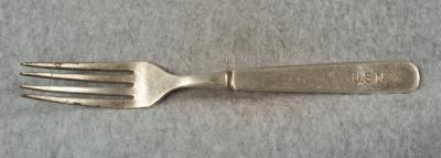 WWII era USN Navy Mess Hall Fork 