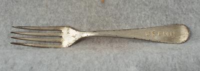 WWII era US Army Mess Hall Fork USAMD Medical 