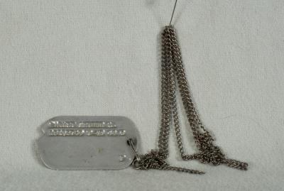 WWII Dog Tag Army Arthur L. Bailey