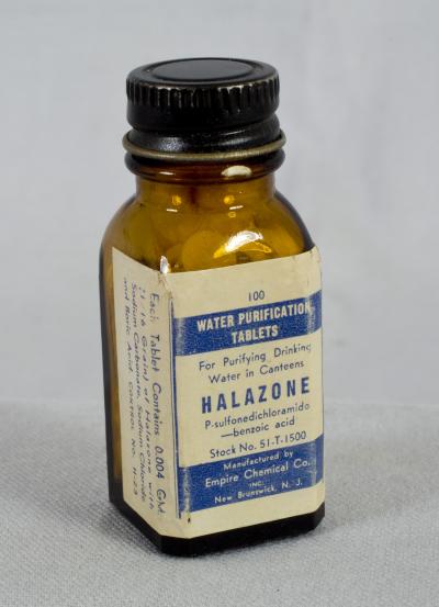 WWII Halazone Water Purification Tablets