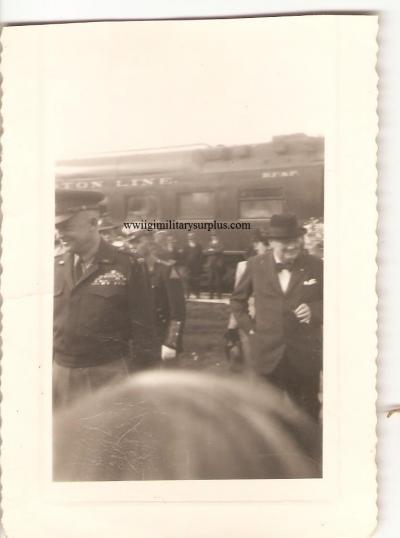 WWII Eisenhower & Churchhill Photograph