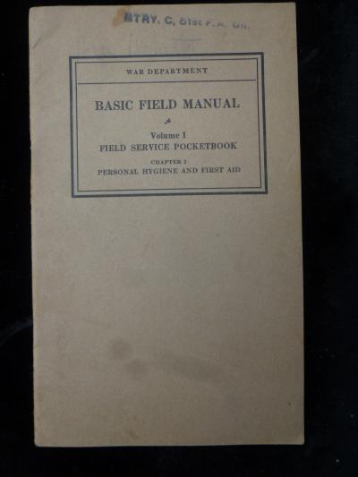 Field Manual Personal Hygiene & 1st Aid