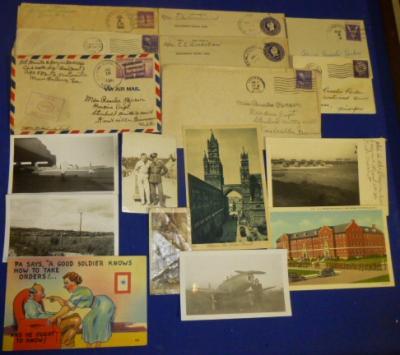 WWII Letter Document Photo Grouping