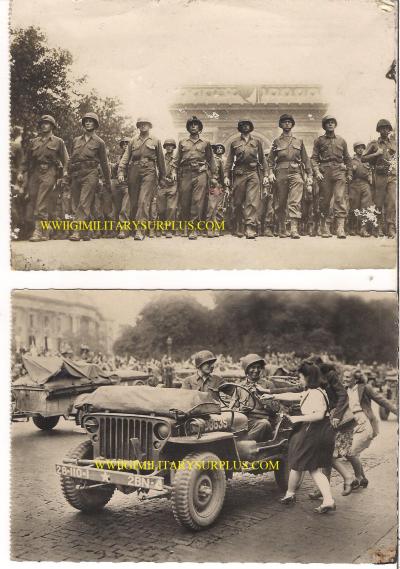 WWII Paris Liberation Photo Lot