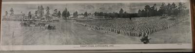 WWII Yard Long Photo Camp Polk 3rd Armored 1941 