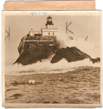 WWII Coast Guard Photo Lighthouse Service 1940