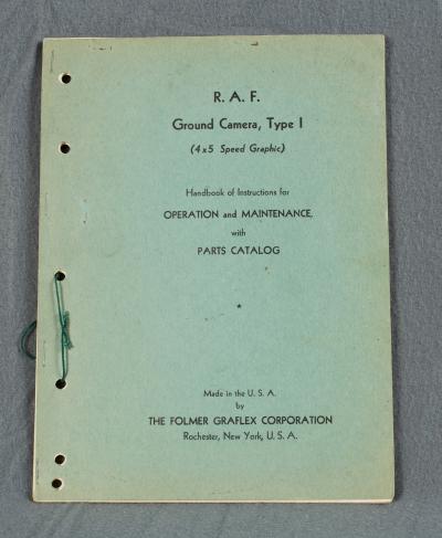 RAF Ground Camera Type I Instruction Handbook