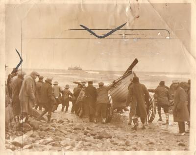 Press Photo Coast Guard Sea Rescue 1928