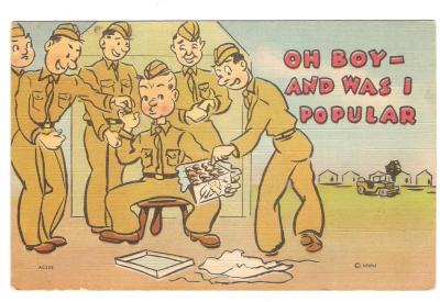 Postcard WWII Humor Card