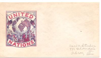 WWII era United Nations Envelope