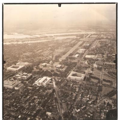 WWII era Areal Photograph Washington DC