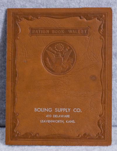 WWII Ration Book Wallet Folder