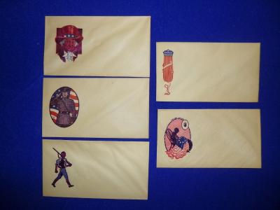 WWII Patriotic Envelope Lot