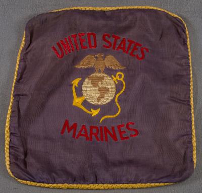 Pre WWII USMC Marine Pillowcase EGA 