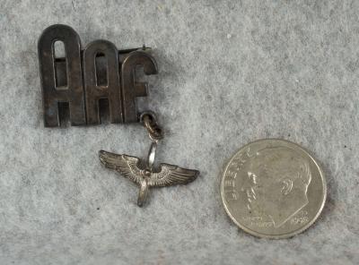 WWII USAAF Sweetheart Pendant AAF