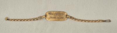 WWII Sweetheart ID Bracelet Carl Woody