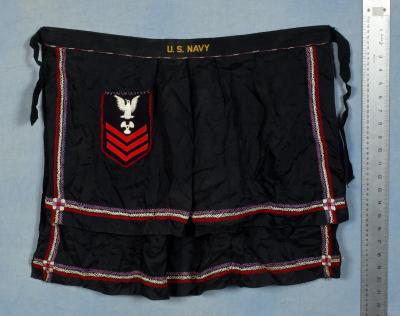 WWII USN Navy Sweetheart Apron