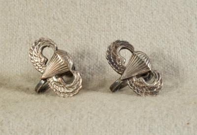 WWII era Paratrooper Sweetheart Earrings 