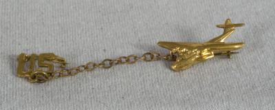 WWII US Sweetheart Sea Plane Pin