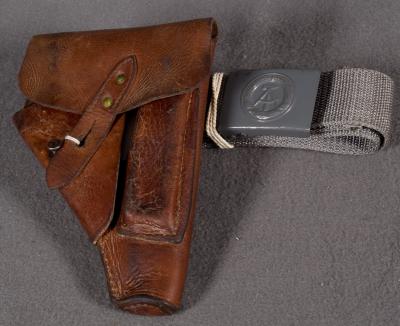 East German Makarov Holster Belt and Buckle