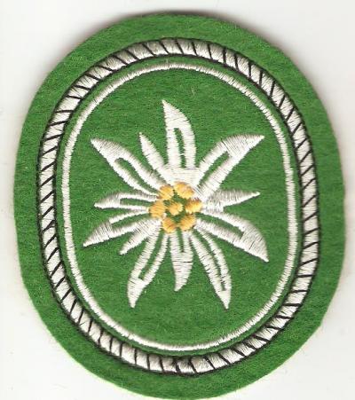 German Edelweiss Patch