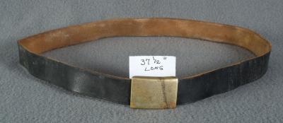 West German Bundeswehr Leather Trousers Belt