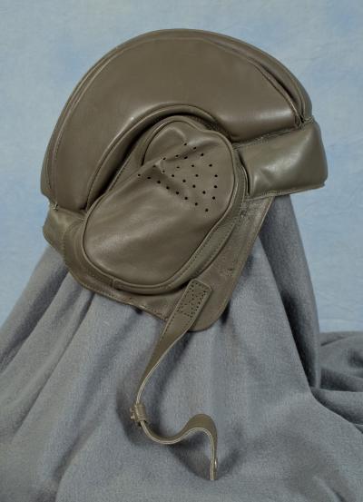 East German Armored Tanker Leather Helmet