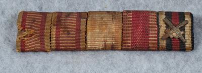 WWI Imperial Austrian 5 Place Ribbon Bar