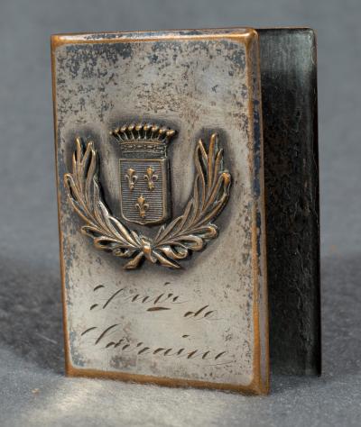 WWI Lorraine Trench Art Match Safe