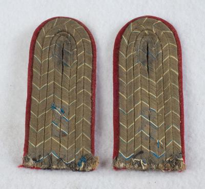 WWI German Bavarian Artillery Shoulder Boards Pair