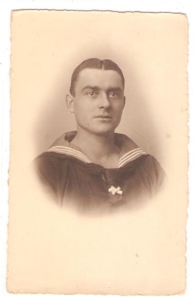 WWI German Sailor Picture Postcard