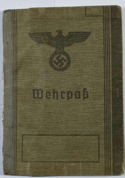 German Wehrpass Document