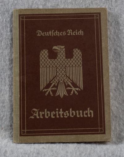 WWII German Arbeitsbuch 1st Pattern Reichsbahn