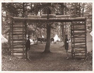 WWII German Press Photo Hitler Youth Camp