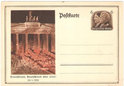 Hitler Election Day Postcard 1933