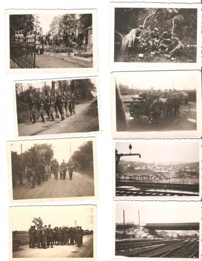 WWII German Heer Photo Lot 8 Total