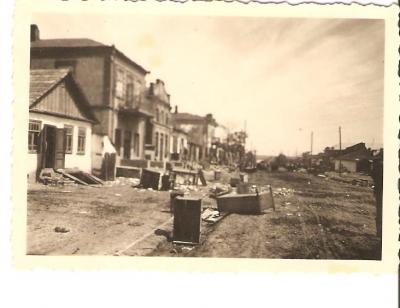 WWII German Photo Battle Damaged City