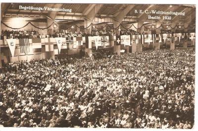 Postcard Berlin Weltbundtagung 1930